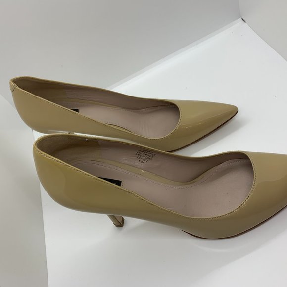 Joan & David Tan Patent Leather Heels - Size 8.5 - Picture 3 of 7